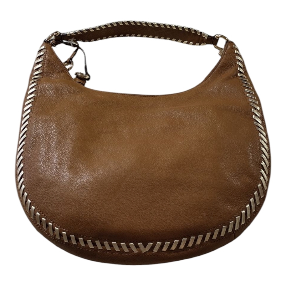 Michael Kors‎ Leather Lauryn Acorn Brown Shoulder Bag NWOT - Picture 2 of 12